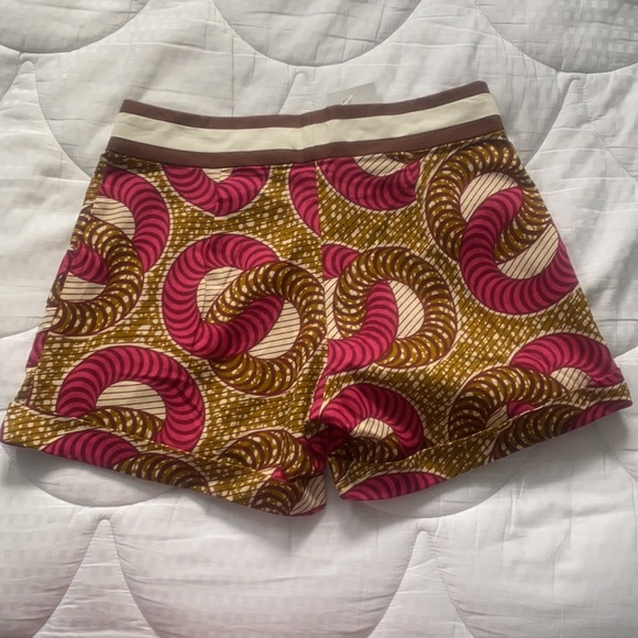 Shorts- Free Spirit Cotton Pink Circle Print - Picture 2 of 4